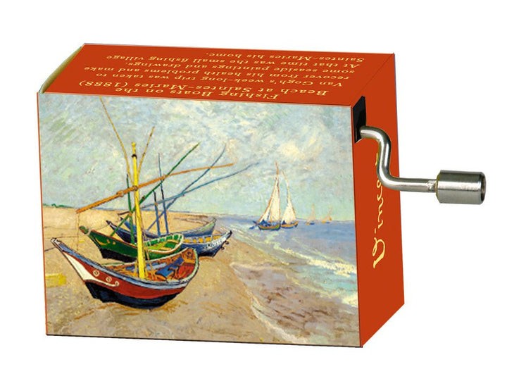 Fridolin | Art &amp; Music | Muziekmechaniek | Goldsmith/Haper | Free as the Wind | van Gogh | Fishing Boats - Kleine Eland