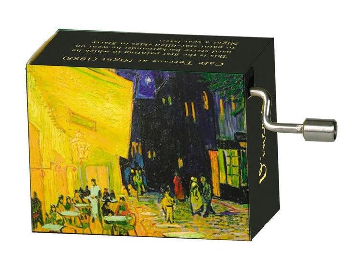 Fridolin | Art &amp; Music | Muziekmechaniek | Tschaikowski : Flower Waltz | van Gogh | Cafe Terrace at Night - Kleine Eland