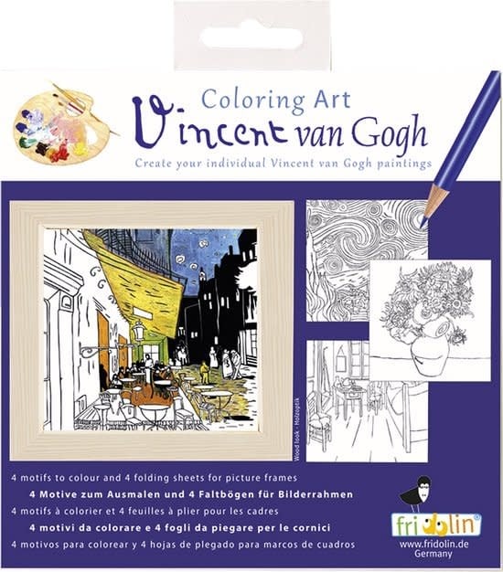 Fridolin | Coloring Art | Vincent van Gogh | 15 x 15 cm | 4+ - Kleine Eland