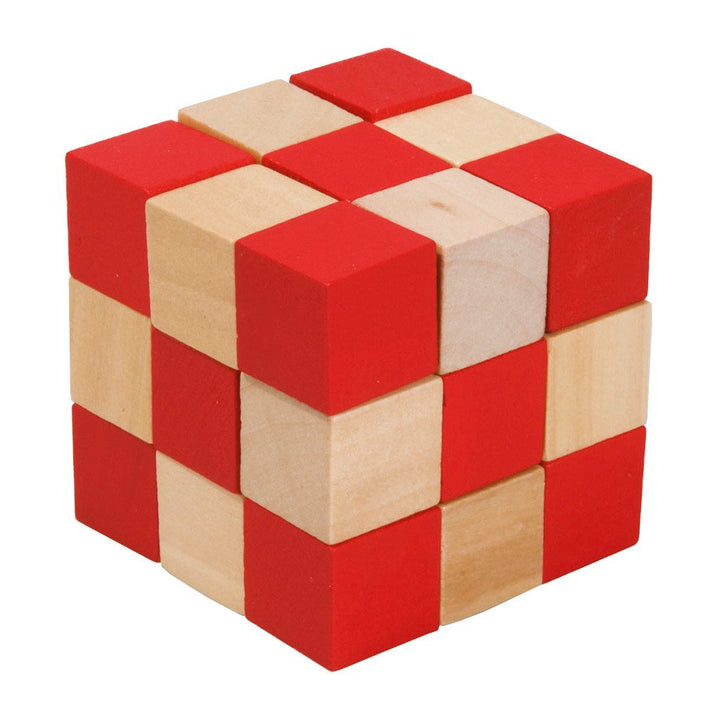 Fridolin IQ Test Sudoku - kubus Rood en Naturel 8+ - Kleine Eland