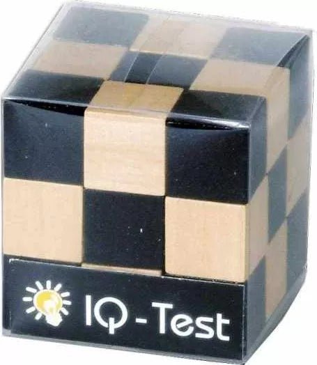 Fridolin IQ Test Sudoku - kubus Zwart en Naturel 8+ - Kleine Eland