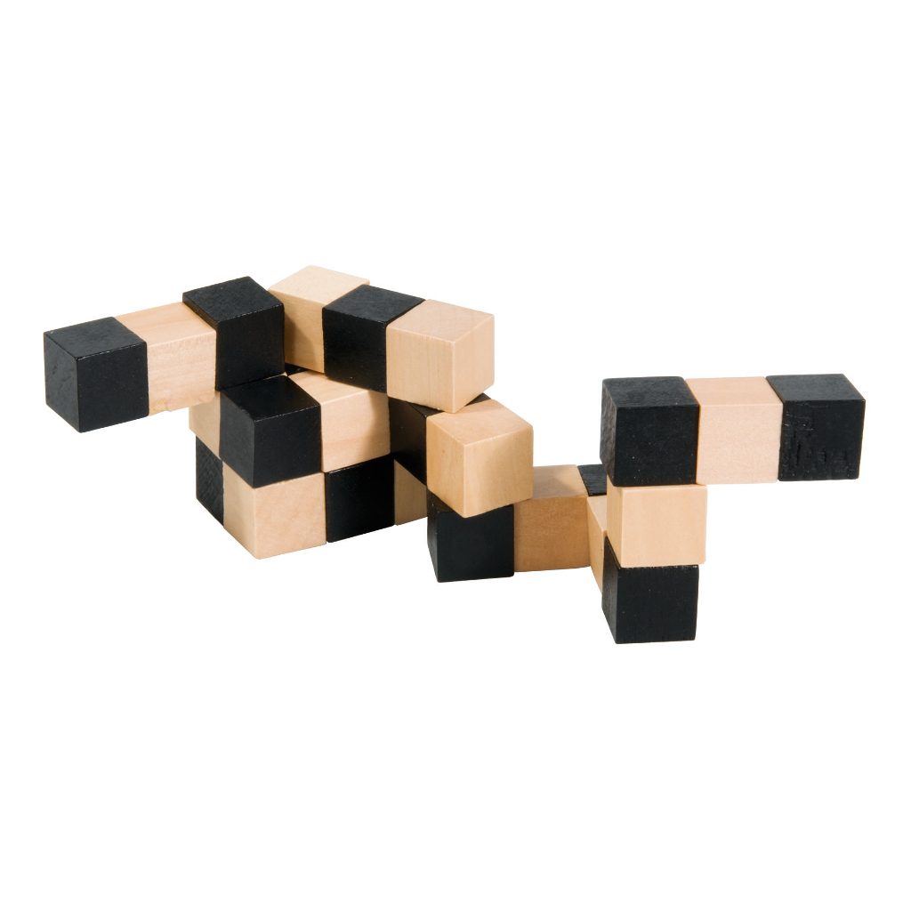 Fridolin IQ Test Sudoku - kubus Zwart en Naturel 8+ - Kleine Eland