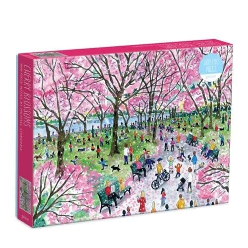 Galison | 1000 pieces Puzzle | Michael Storrings Cherry Blossoms | 69 x 51 cm - Kleine Eland