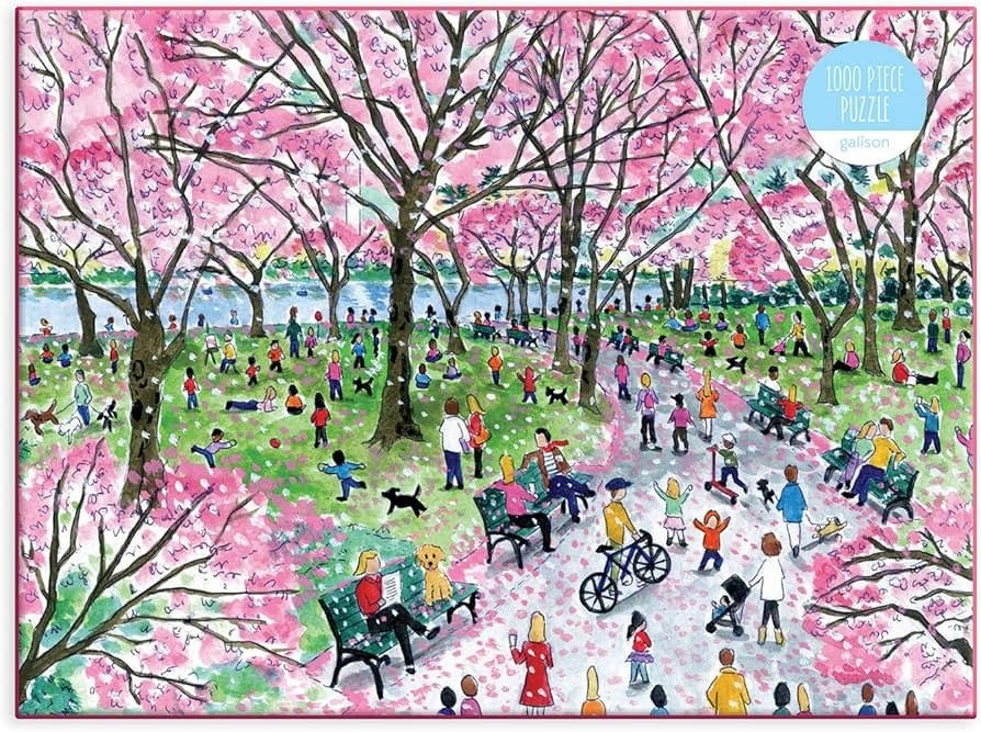 Galison | 1000 pieces Puzzle | Michael Storrings Cherry Blossoms | 69 x 51 cm - Kleine Eland