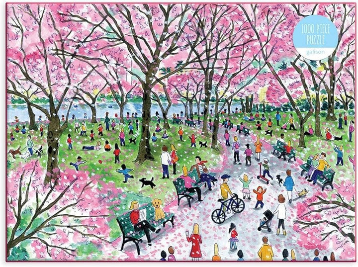 Galison | 1000 pieces Puzzle | Michael Storrings Cherry Blossoms | 69 x 51 cm - Kleine Eland