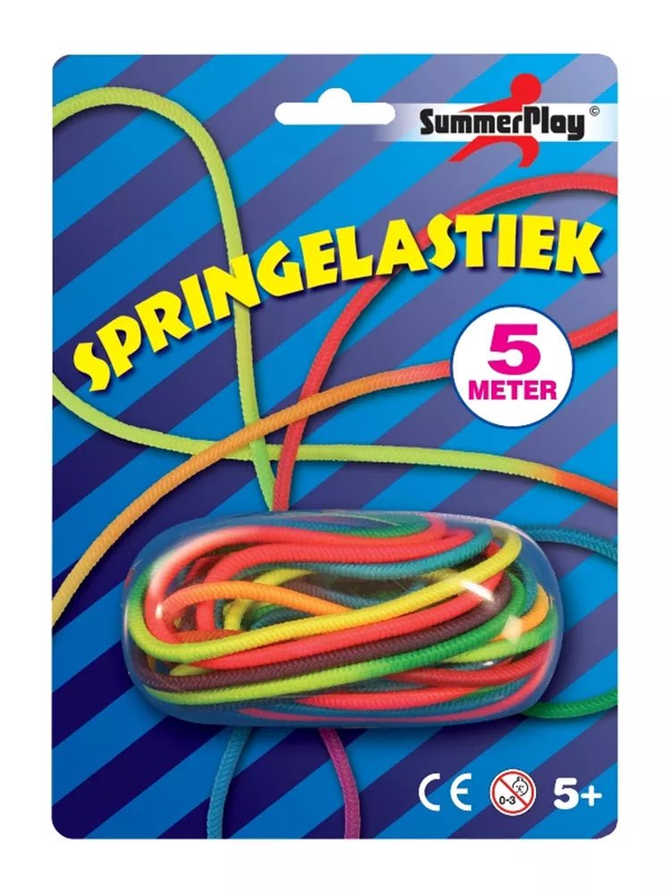 Gebro Springelastiek Regenboog 5 meter - Kleine Eland