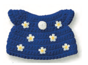 Gehaakte Knuffel | Miffy/Nijntje | Clothing | Blue Flower Dress | 25 cm | 100 % Cotton | 0+ - Kleine Eland
