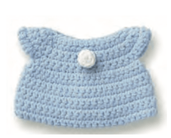 Gehaakte Knuffel | Miffy/Nijntje | Clothing | Pastel Blue Dress | 25 cm | 100 % Cotton | 0+ - Kleine Eland