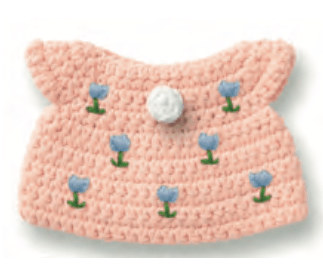 Gehaakte Knuffel | Miffy/Nijntje | Clothing | Pastel Pink Tulip Dress | 25 cm | 100 % Cotton | 0+ - Kleine Eland