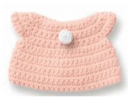 Gehaakte Knuffel | Miffy/Nijntje | Clothing | Pink Dress | 25 cm | 100 % Cotton | 0+ - Kleine Eland