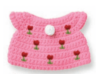 Gehaakte Knuffel | Miffy/Nijntje | Clothing | Pink Tulip Dress | 25 cm | 100 % Cotton | 0+ - Kleine Eland