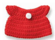 Gehaakte Knuffel | Miffy/Nijntje | Clothing | Red Dress | 25 cm | 100 % Cotton | 0+ - Kleine Eland