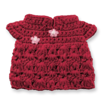 Gehaakte Knuffel | Miffy/Nijntje | Clothing | Red Qipao Dress | 25 cm | 100 % Cotton | 0+ - Kleine Eland