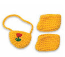 Gehaakte Knuffel | Miffy/Nijntje | Clothing | Tulip Bag &amp; Shoes | 100 % Cotton | 0+ - Kleine Eland