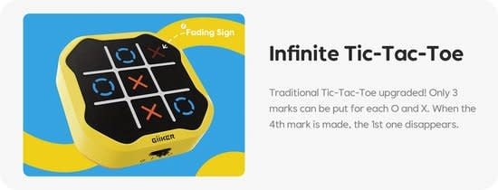 GiiKER | Infinite Tic - Tac - Toe | 6+ - Kleine Eland