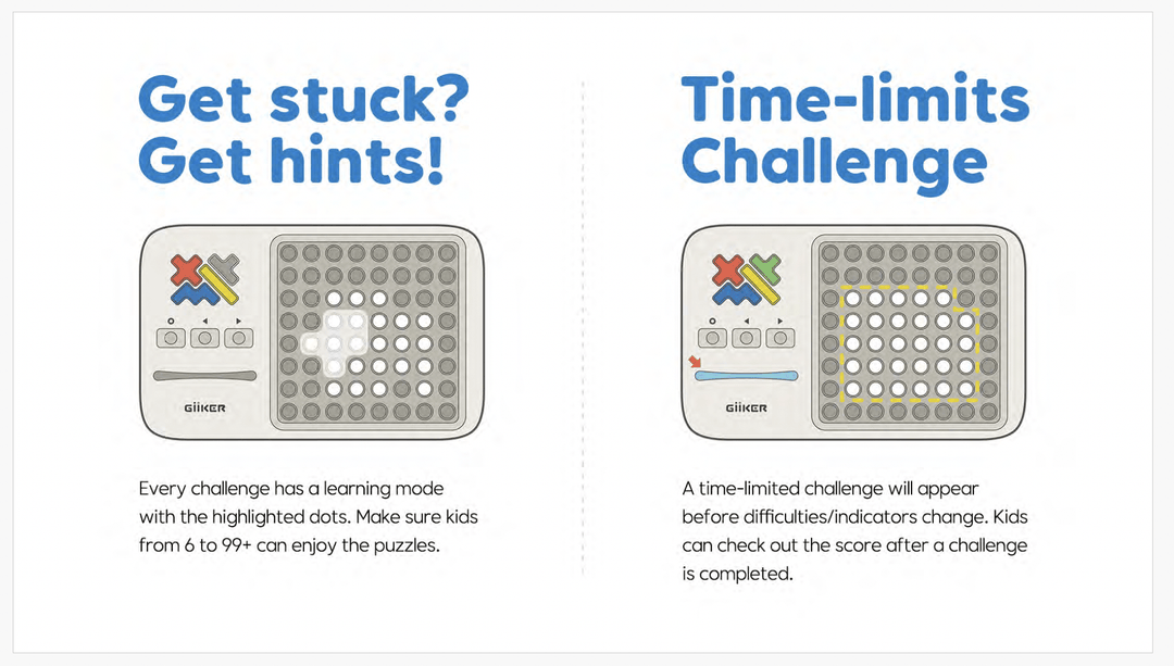 GiiKER | Super Blocks | Pattern Matching Puzzle Game | 1000+ Challenges | 6+ - Kleine Eland