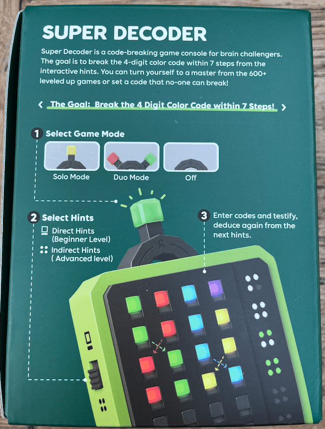 GiiKER | Super Decoder | Code - Breaking Game | 600 levels | 5+ - Kleine Eland
