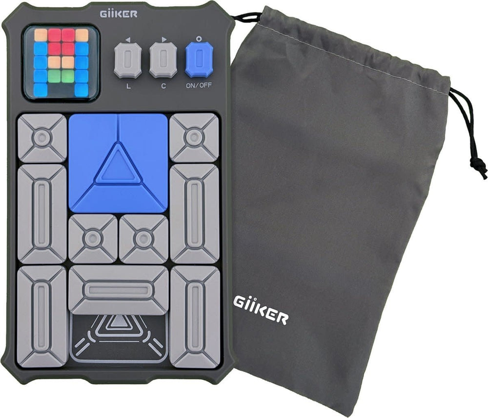 GiiKER | Super Slide Puzzle Game | Moon Grey | 6+ - Kleine Eland