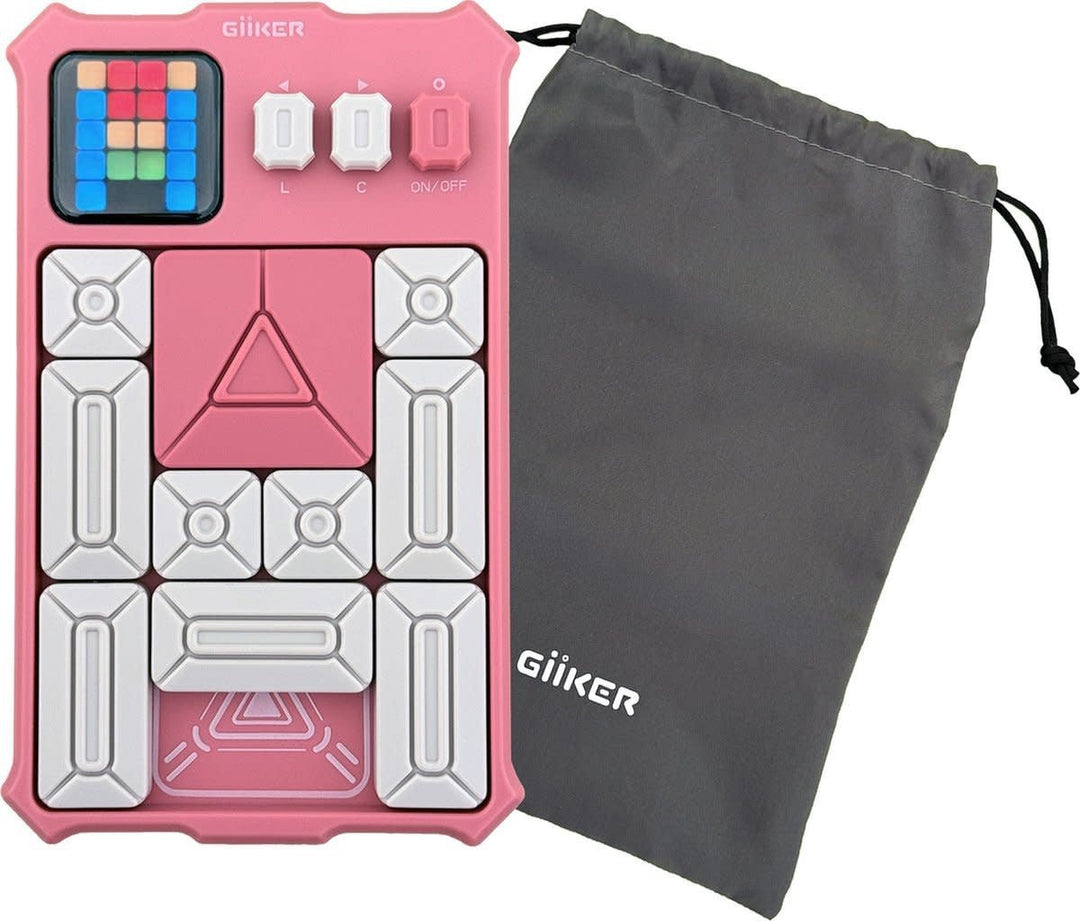 GiiKER | Super Slide Puzzle Game | Pink | 6+ - Kleine Eland