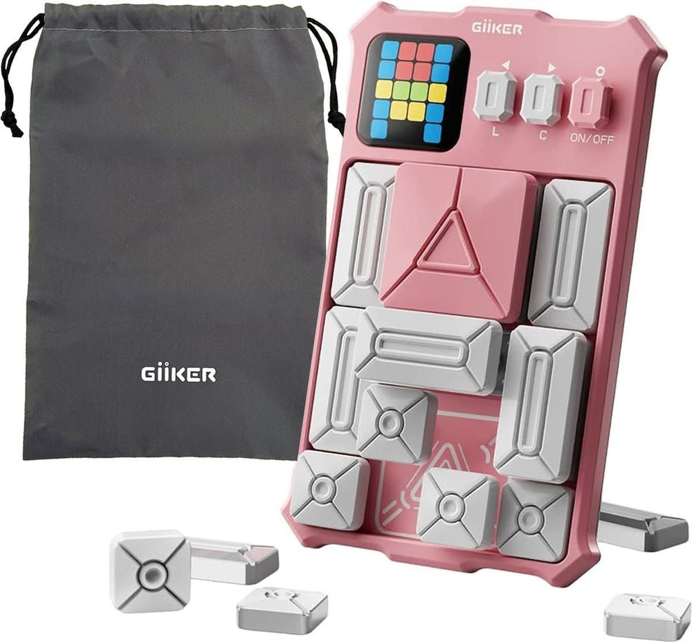 GiiKER | Super Slide Puzzle Game | Pink | 6+ - Kleine Eland