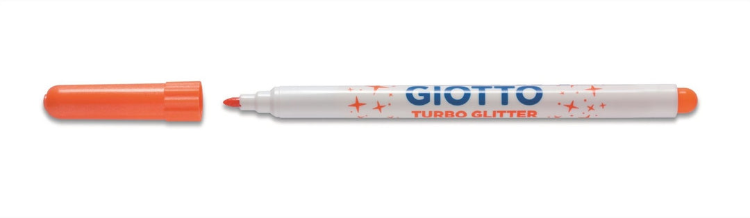 Giotto | Turbo Glitter Viltstift | 8 stuks | 3+ - Kleine Eland