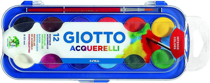 Giotto | Waterverfdoos | 12 Tabletten | 3+ - Kleine Eland