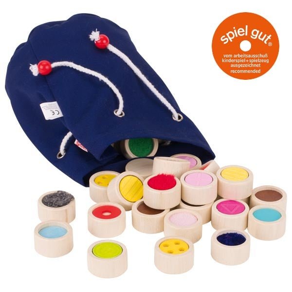 Goki | Memo | Voel de Vormen | 32 delig | 3+ - Kleine Eland