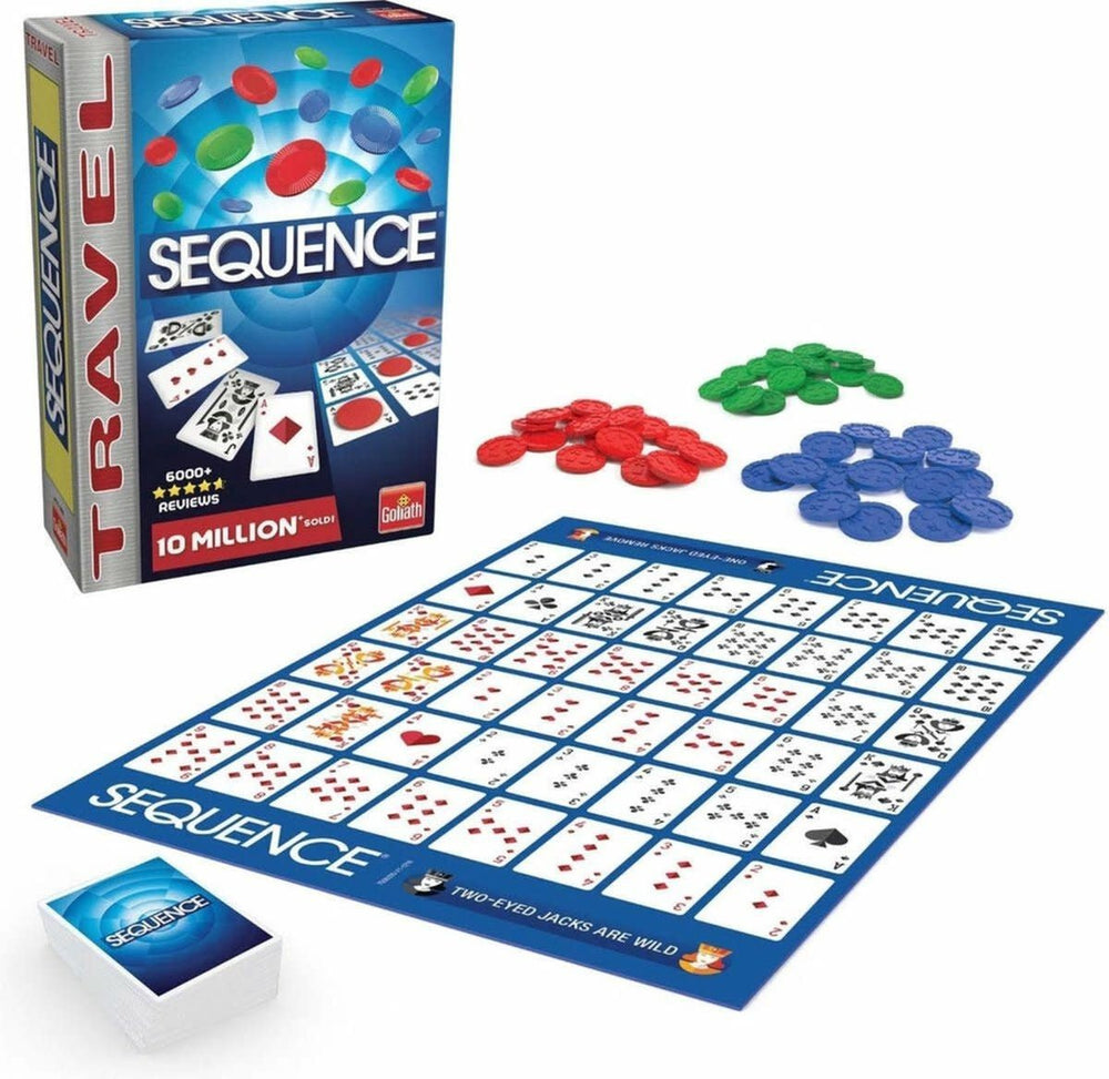 Goliath | Kaartspel | Sequence Travel | Reis Editie | 7+ - Kleine Eland