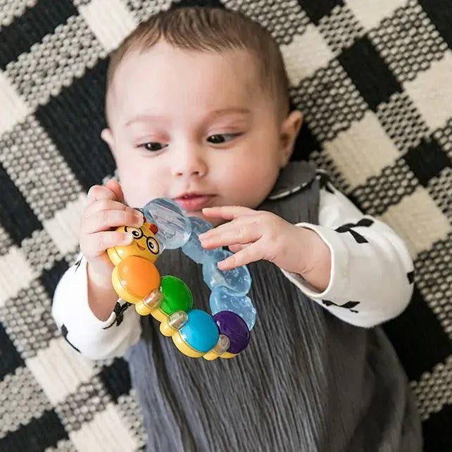 Hape | Baby Einstein | Cool Water Filled Teether | Rattle Toy | 10 cm | 0+ - Kleine Eland