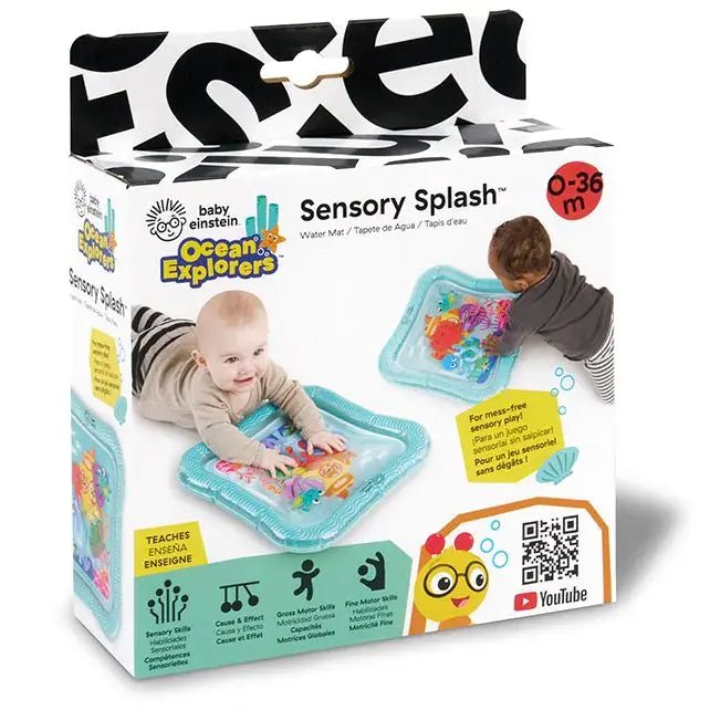 Hape | Baby Einstein | Sensory Splash Water Mat | 40,6 cm | + 3 maanden - Kleine Eland