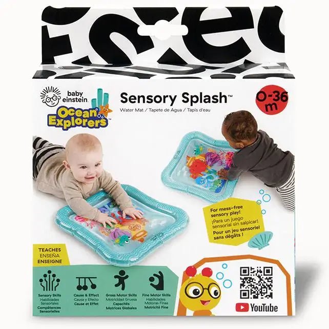 Hape | Baby Einstein | Sensory Splash Water Mat | 40,6 cm | + 3 maanden - Kleine Eland
