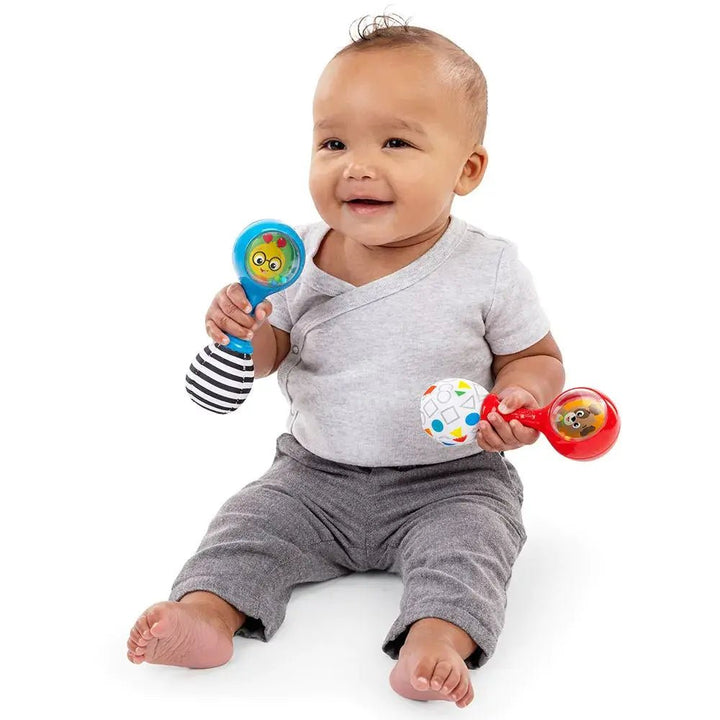 Hape | Baby Einstein | Shake &amp; Groove Toy Maracas | 15 cm | +6 maanden - Kleine Eland