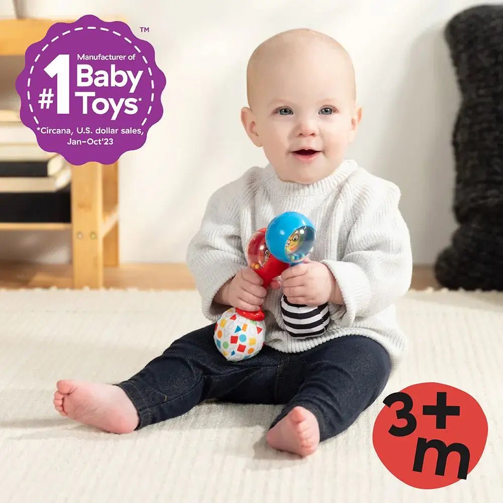 Hape | Baby Einstein | Shake &amp; Groove Toy Maracas | 15 cm | +6 maanden - Kleine Eland