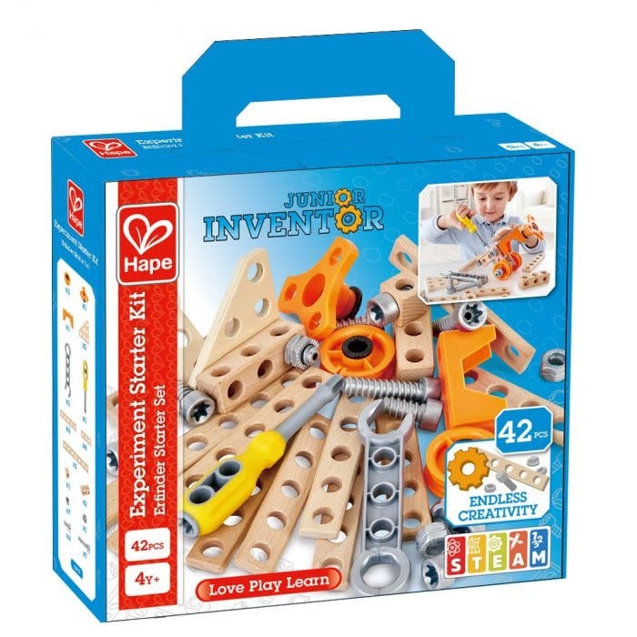 Hape | Construction Toys | Experiment Starter Kit | 42 delig | 4+ - Kleine Eland