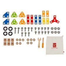 Hape | Construction Toys | Master Builder Set | 62 delig | 3+ - Kleine Eland