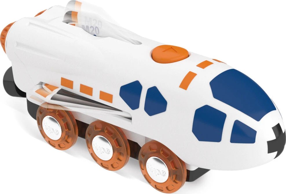 Hape | Dual-Mode Space Shuttle | Trein en spaceshuttle | Licht & geluid | 3+ - Kleine Eland
