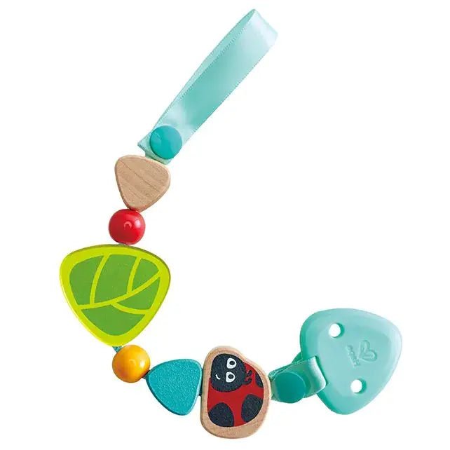 Hape | Ladybug Pacifier Clip | Koord voor Speen | 20,5 cm | 0+ - Kleine Eland