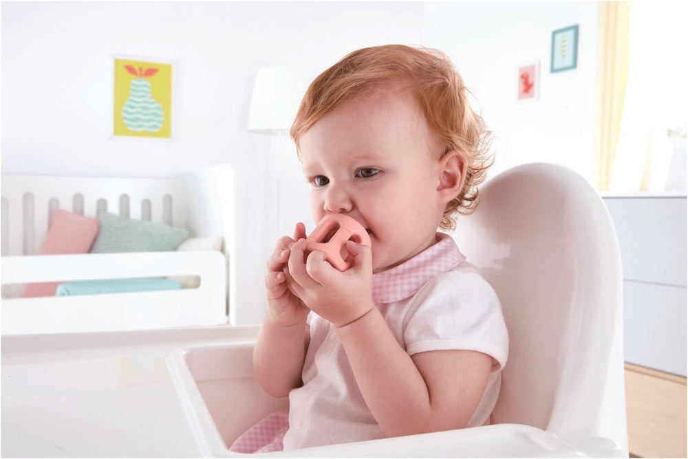 Hape | Made from Rise Based Materials | Geometric Rattles | 3 pieces| 0+ - Kleine Eland