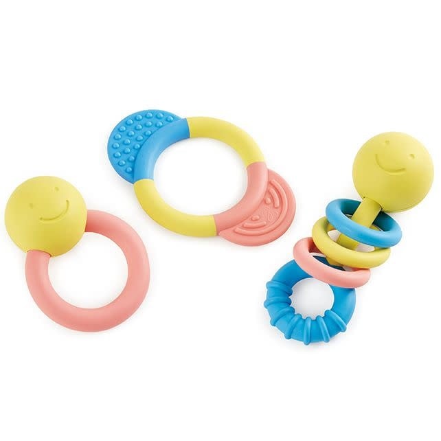 Hape | Made from Rise Based Materials | Rattle &amp; Teether Collection | 0+ - Kleine Eland