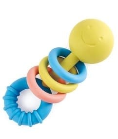 Hape | Made from Rise Based Materials | Rattling Rings Teether | 0+ - Kleine Eland