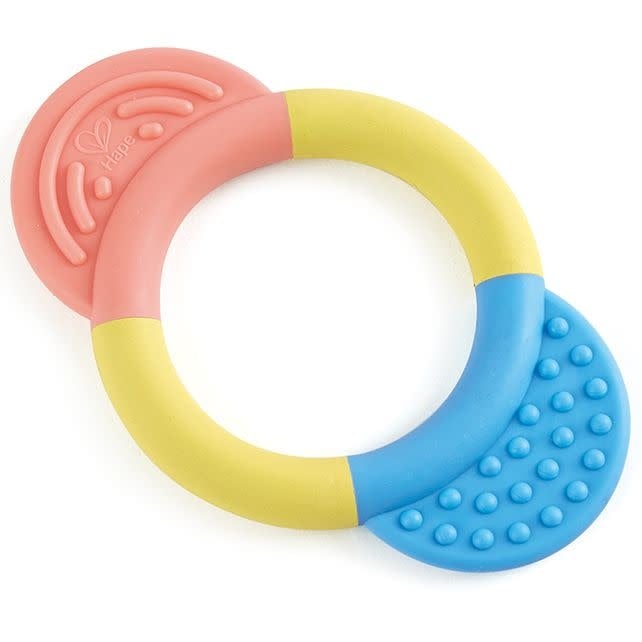 Hape | Made from Rise Based Materials | Teether Ring | 12,4 cm | 0+ - Kleine Eland