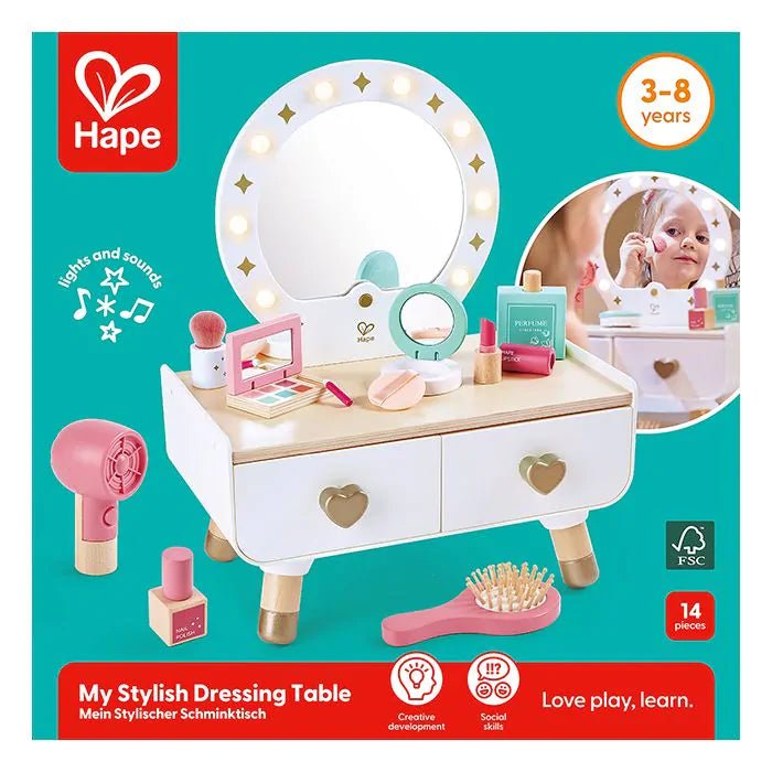 Hape | My Stylish Dressing Table | Licht &amp; Geluid | 3+ - Kleine Eland