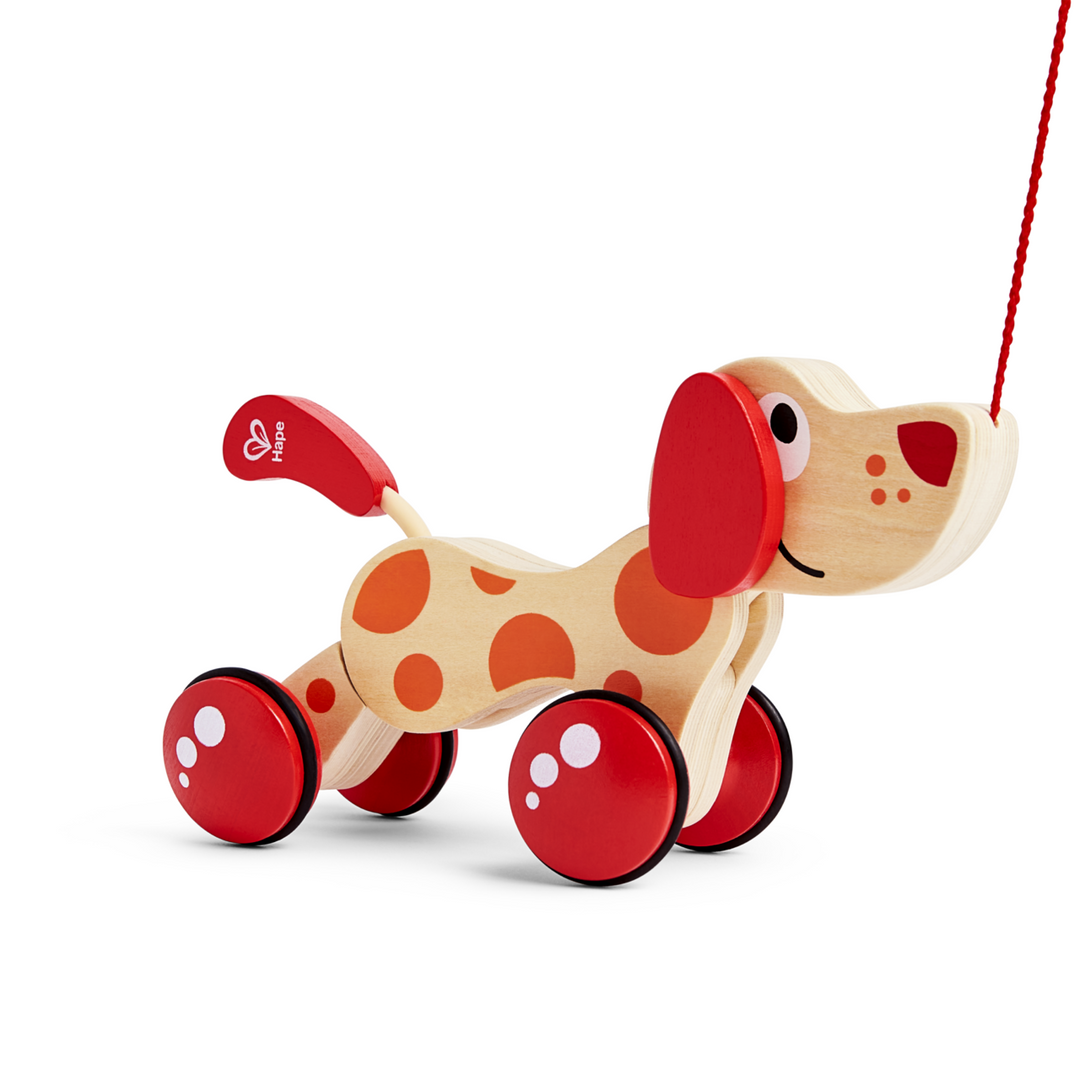 Hape Pepe trekhond houten trekfiguur