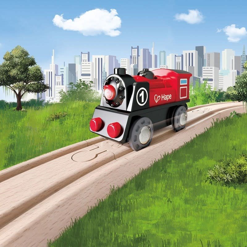 Hape | Railway | Battery Powered Engine No.1 | 3+ - Kleine Eland