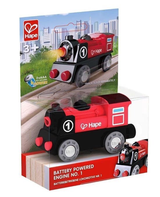 Hape | Railway | Battery Powered Engine No.1 | 3+ - Kleine Eland