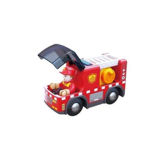 Hape | Railway | Fire Truck with Siren | 3+ - Kleine Eland