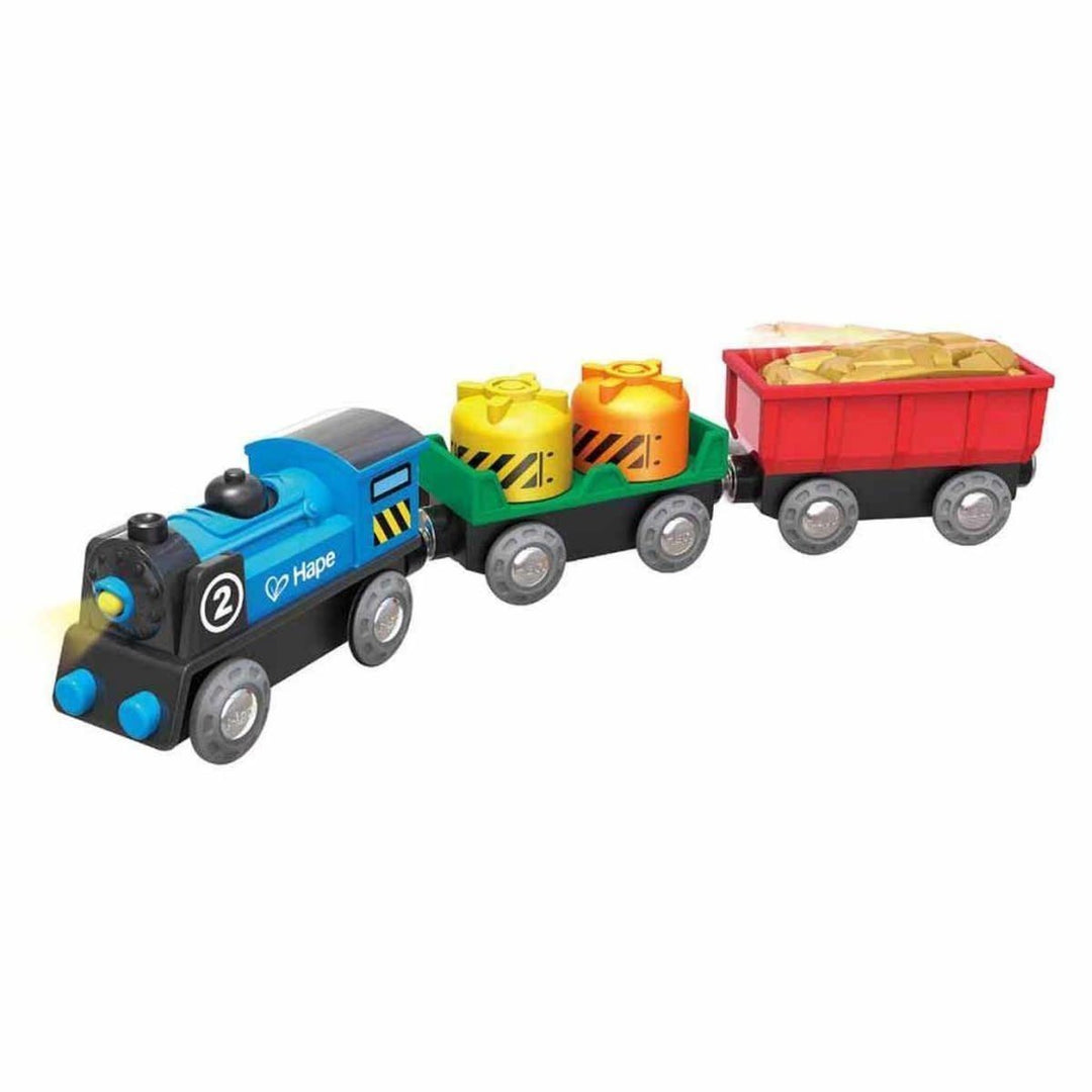Hape Railway | Rolling - Stock Set | Battery Powered | 3+ - Kleine Eland