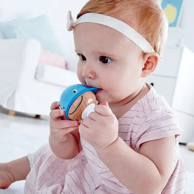 Hape | Stay - put Rattle Set | 3 delig | 8 cm | 0+ - Kleine Eland