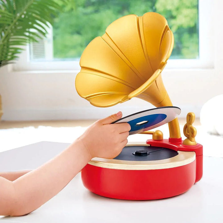 Hape | Tune Time Phonograph | 3+ - Kleine Eland