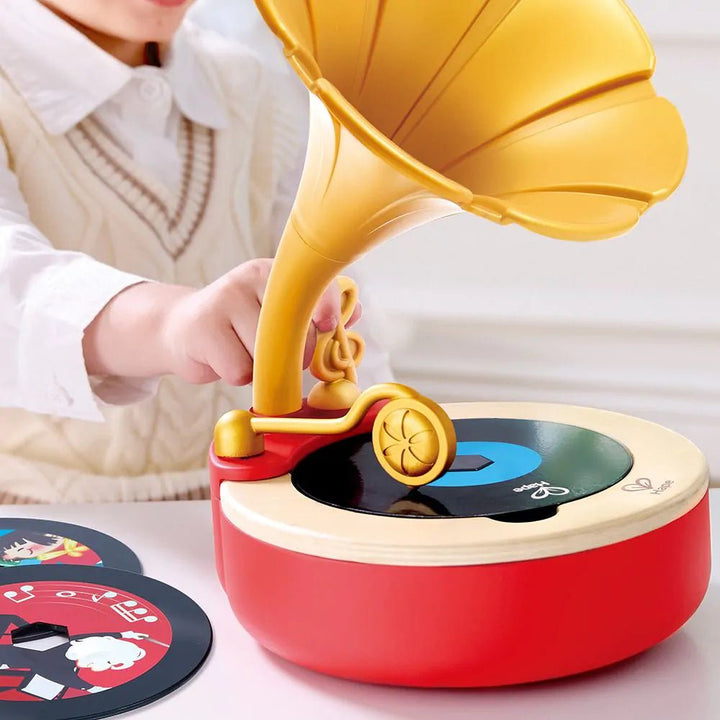 Hape | Tune Time Phonograph | 3+ - Kleine Eland